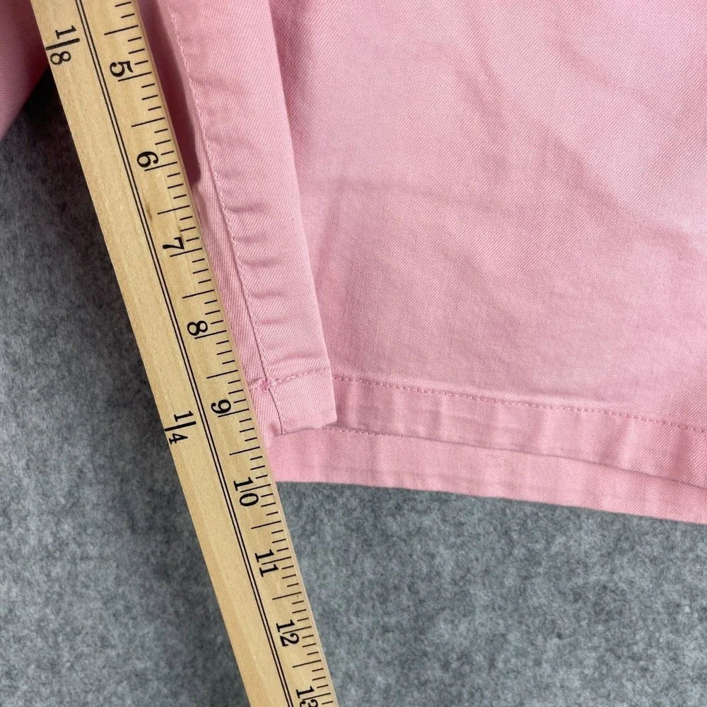 Columbia PFG Chino Shorts Mens 40x10 Pink Regular Fit Flat Front Outdoor Fishing